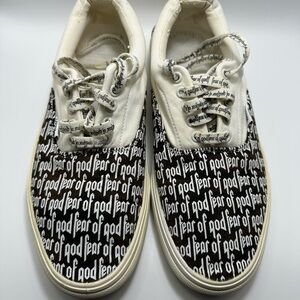 Vans Fear Of God X Era 95 DX collection 2 White Pre owned with washing damage